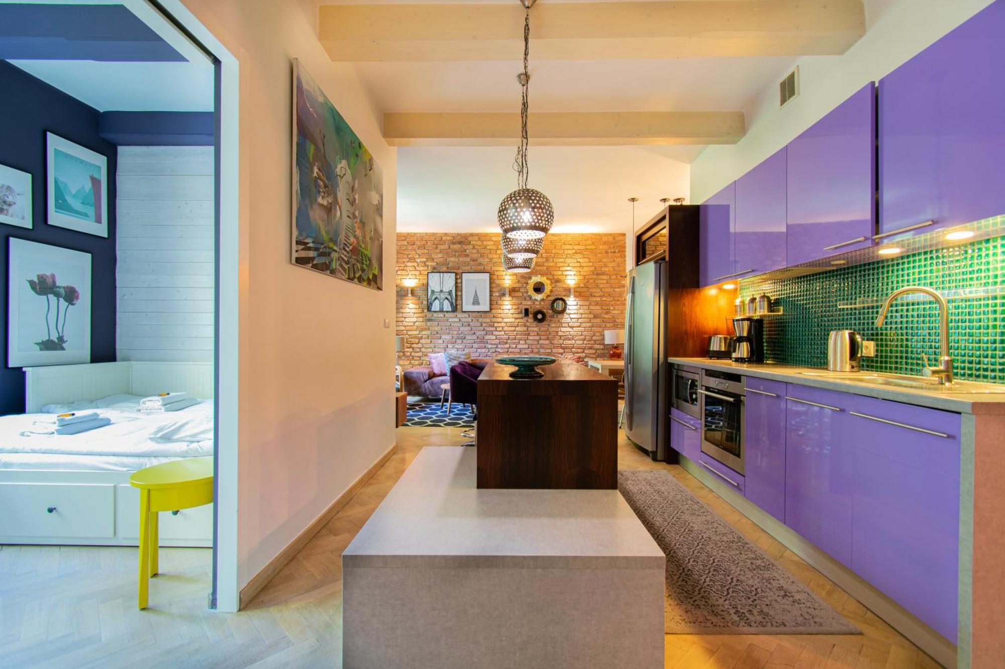 Spacious 3Br Apartment With Ac In Living Room, 2 Balconies Krakau Buitenkant foto