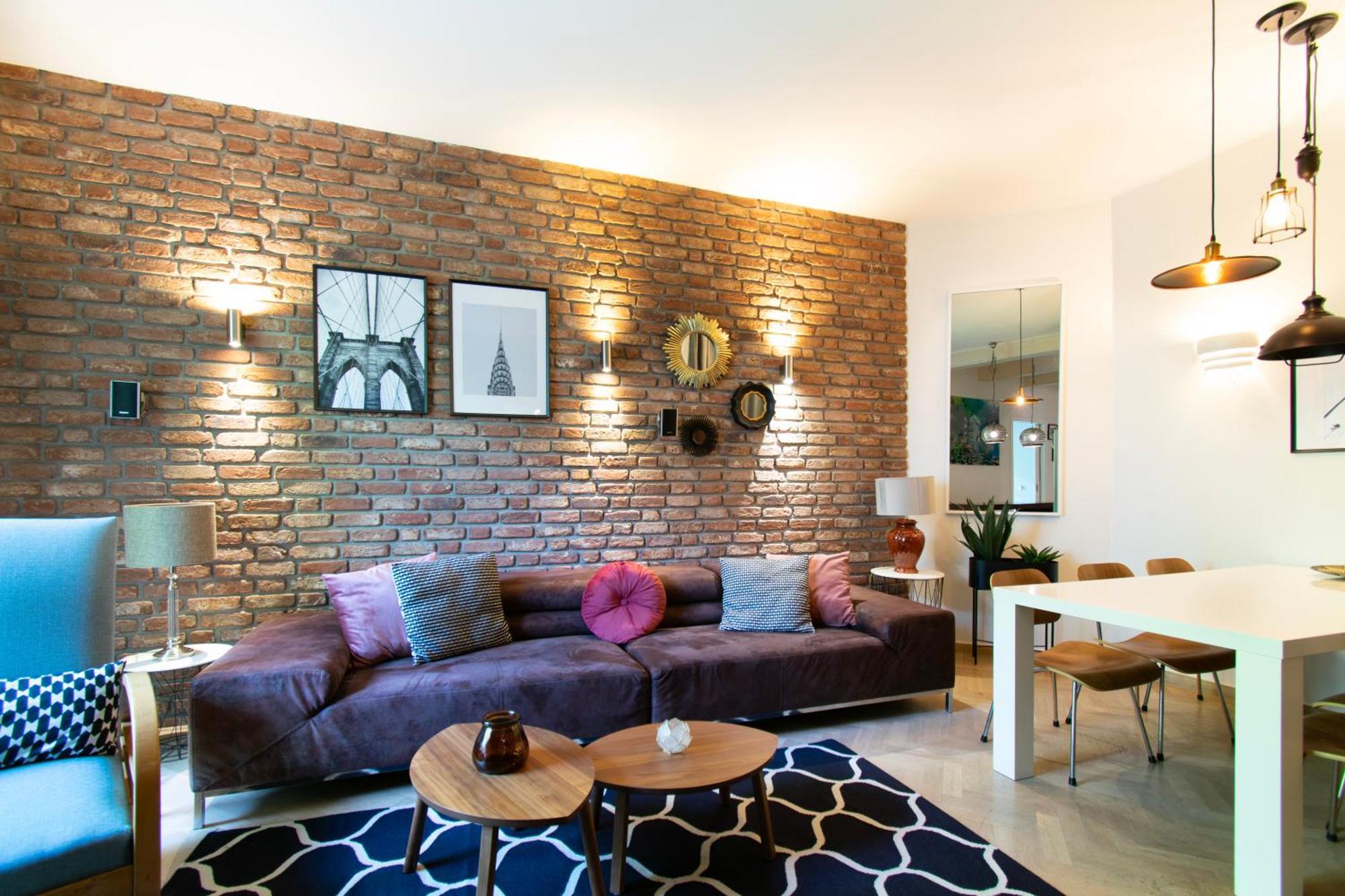 Spacious 3Br Apartment With Ac In Living Room, 2 Balconies Krakau Buitenkant foto