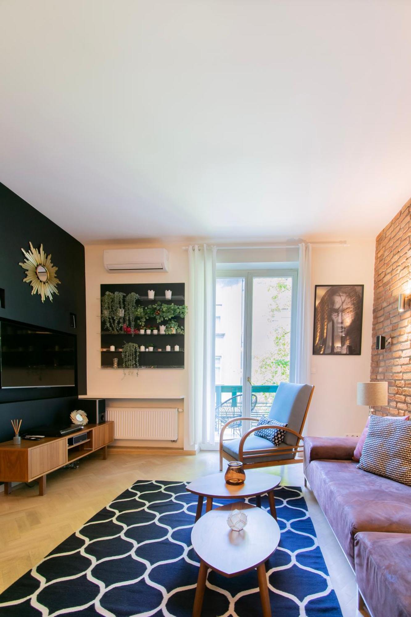 Spacious 3Br Apartment With Ac In Living Room, 2 Balconies Krakau Buitenkant foto